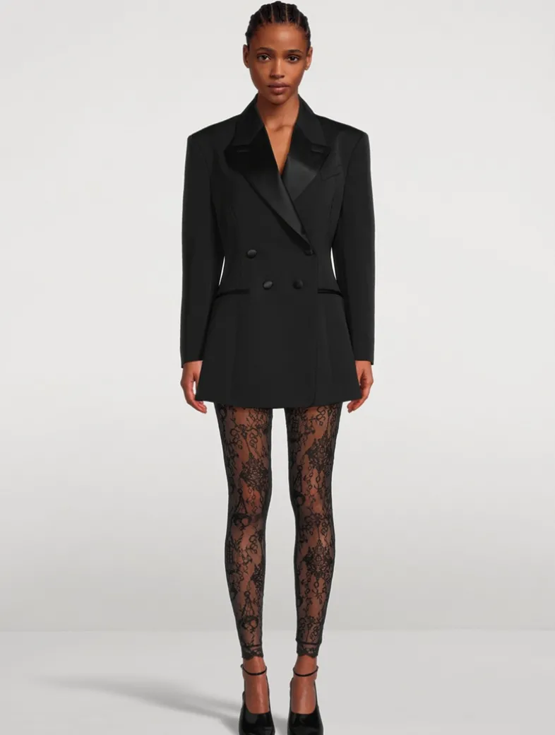 Double-Breasted Wool Tuxedo Jacket
