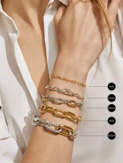 Dy Madison® Chain Bracelet In 18k Yellow Gold, 8.5mm