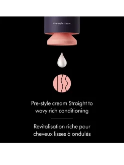 Dyson Chitosan™ Pre-Style Cream, Straight to Wavy, Rich Conditioning