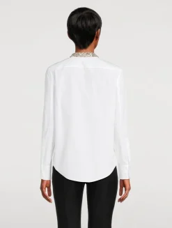 Embellished Poplin Shirt