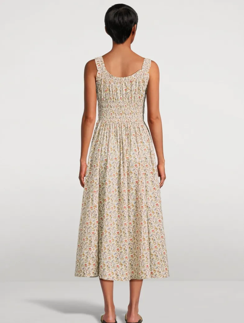 Emmaretta Midi Dress In Floral Print