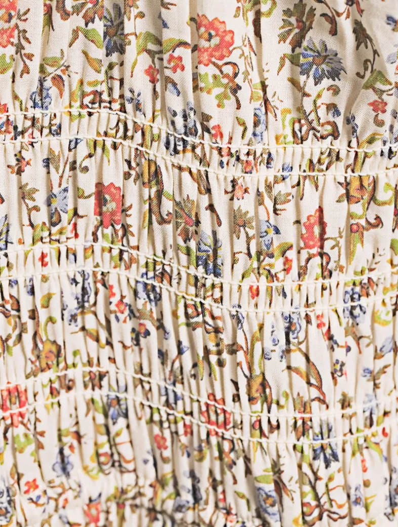 Emmaretta Midi Dress In Floral Print