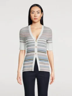 Fawne Ribbed Cardigan