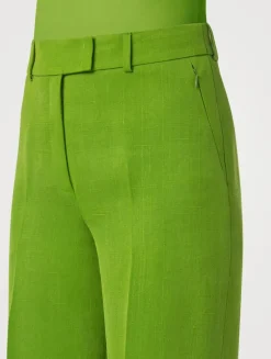 Fior Shantung Wide-Leg Pants