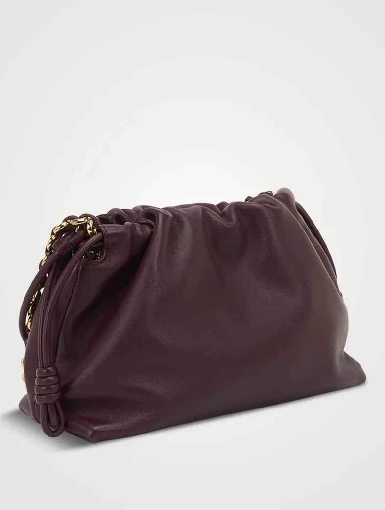 Flamenco Leather Purse With Donut Chain