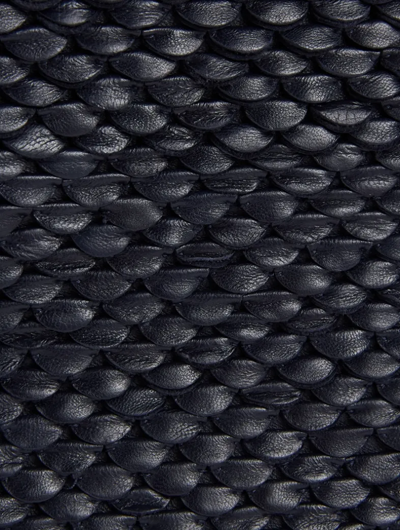 Flamenco Scales Leather Clutch