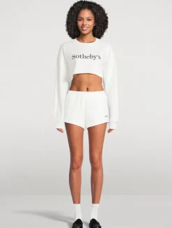 FRAME x Sotheby's Cropped Sweatshirt