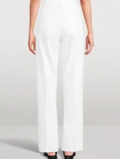 FRAME x Sotheby's Vertical Straight-Leg Jeans