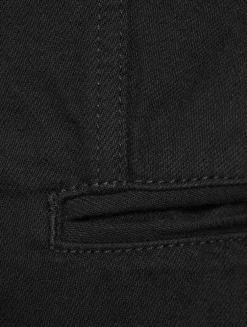 Frayed Denim Blazer