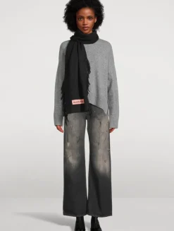 Fringe Wool Scarf