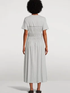 Georgie Smocked Midi Dress