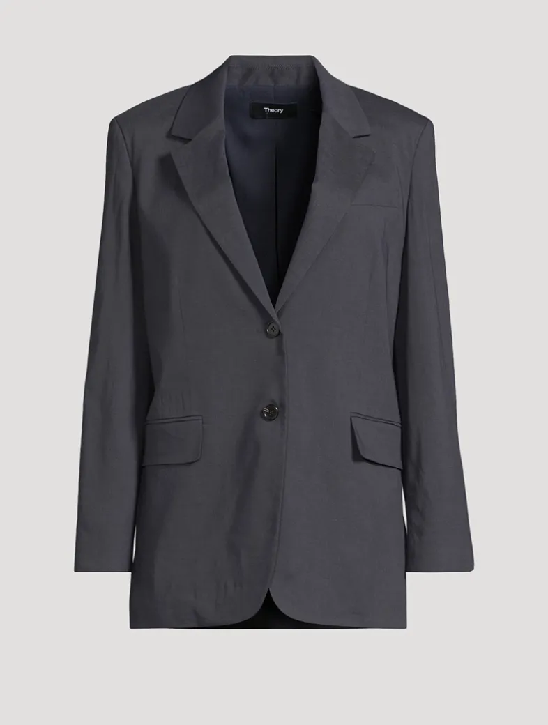 Good Linen Oversized Blazer