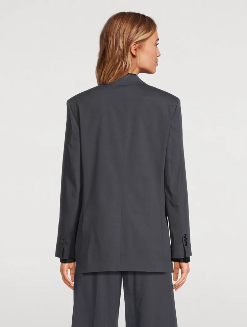 Good Linen Oversized Blazer