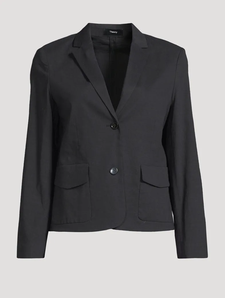 Good Linen Shrunken Blazer