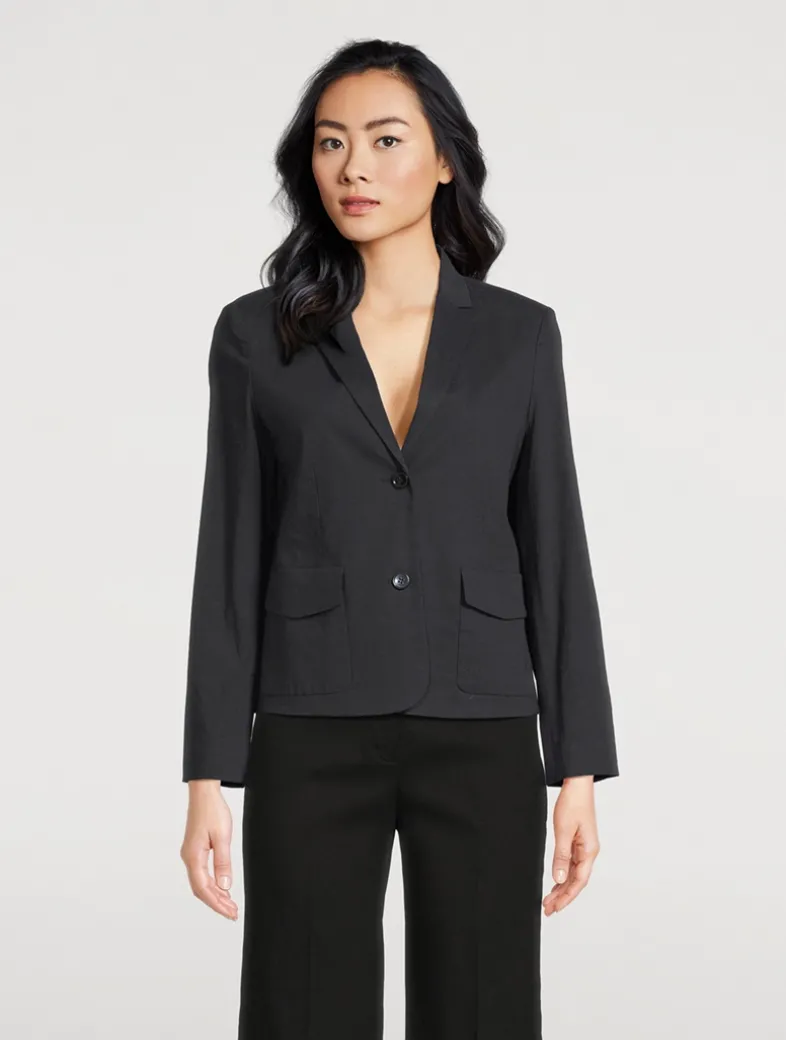 Good Linen Shrunken Blazer