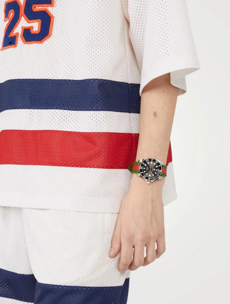 Gucci Dive Web Strap Watch, 40mm