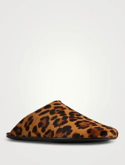 Gunter Printed Calf Hair Mules
