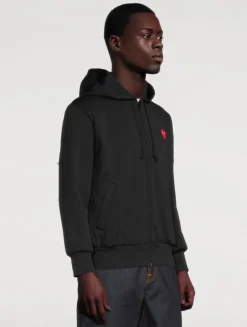 Heart Zip-Up Hoodie
