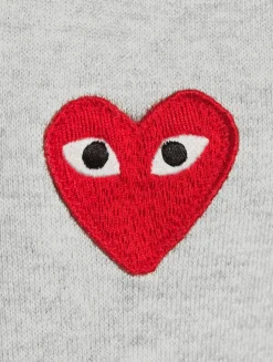 Heart Zip-Up Hoodie With Back Logo