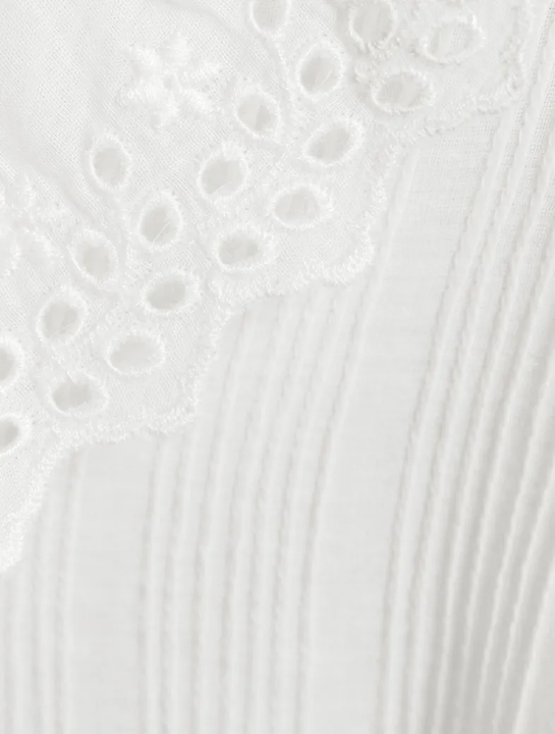 Henri Eyelet Voile Blouse