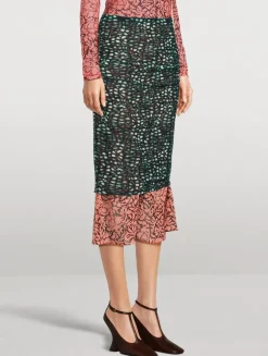 Homoa Layered Midi Skirt