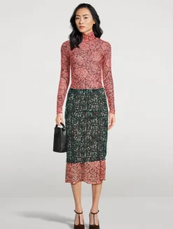 Homoa Layered Midi Skirt