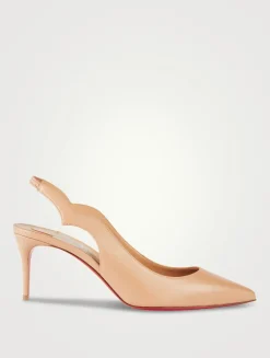 Hot Chick 70 Leather Slingback Pumps