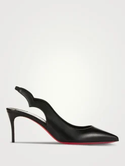 Hot Chick 70 Leather Slingback Pumps