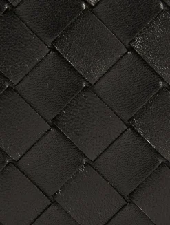 Intrecciato Leather Zip-Around Wallet
