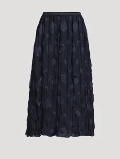 Jacquard Midi Skirt