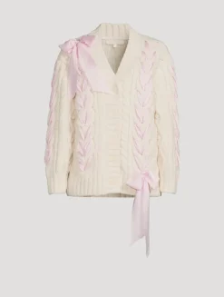 Kassius Ribbon-Trimmed Cardigan