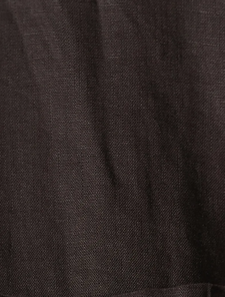 Kayla Shrunken Linen Shirt