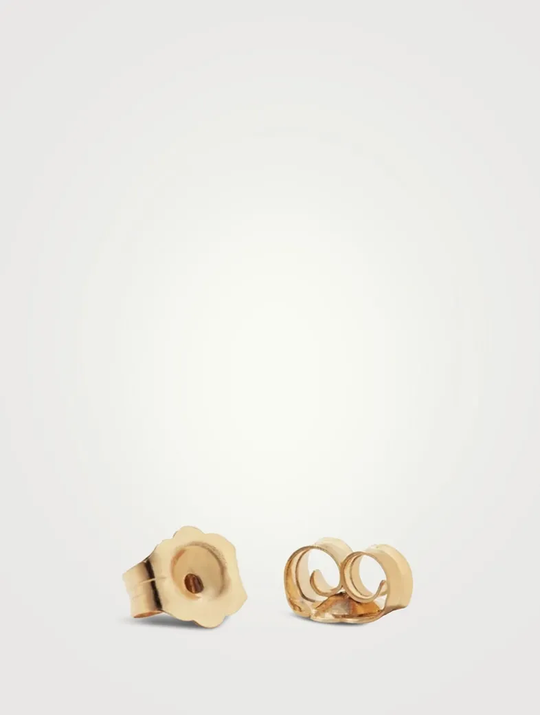 14K Gold Charlotte Hoop Earrings