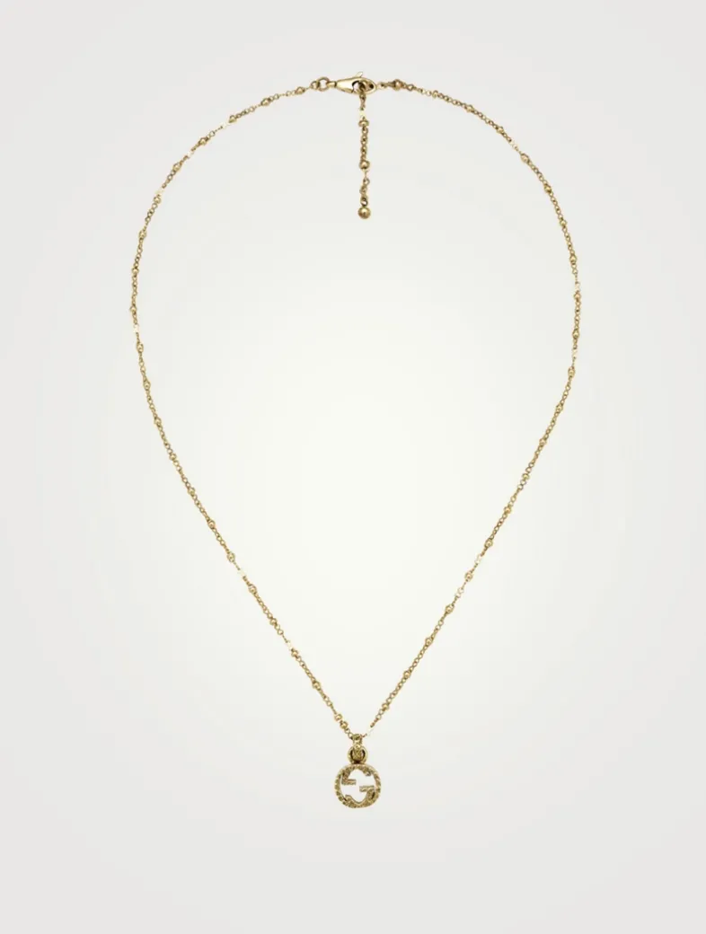 18K Gold Necklace With Interlocking G