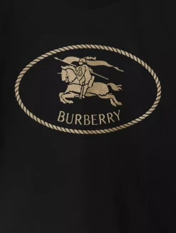 Knight Stamp Cotton T-shirt