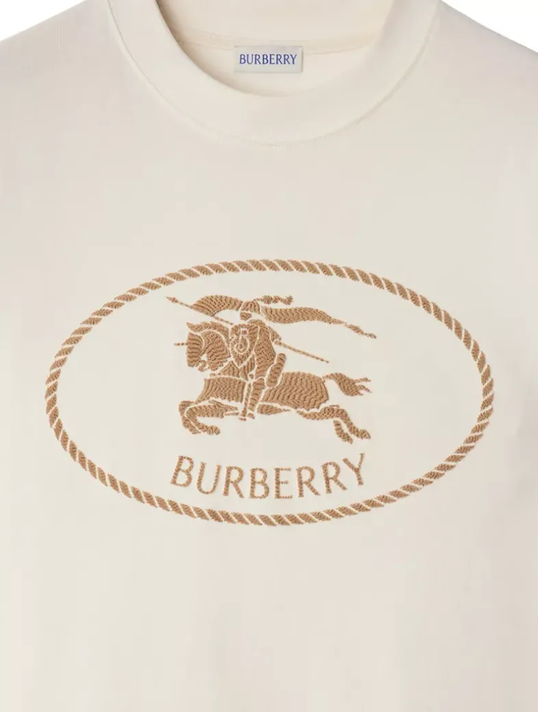 Knight Stamp Cotton T-shirt
