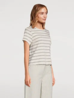 Kyle Tee In Campanula Stripe