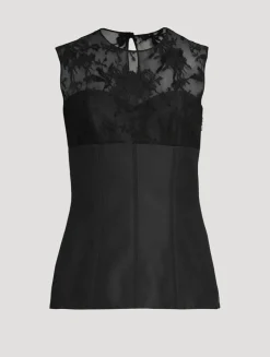 Lace Bustier Top