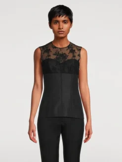 Lace Bustier Top