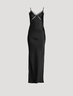 Lace Inset Maxi Slip