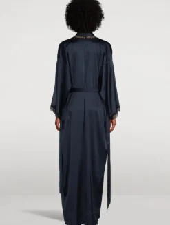Lace Inset Robe