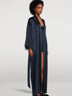 Lace Inset Robe