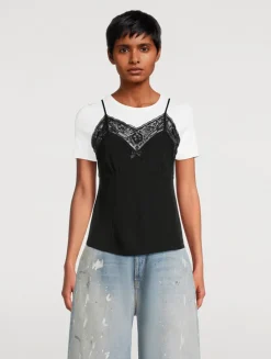 Lace-Trimmed Cami