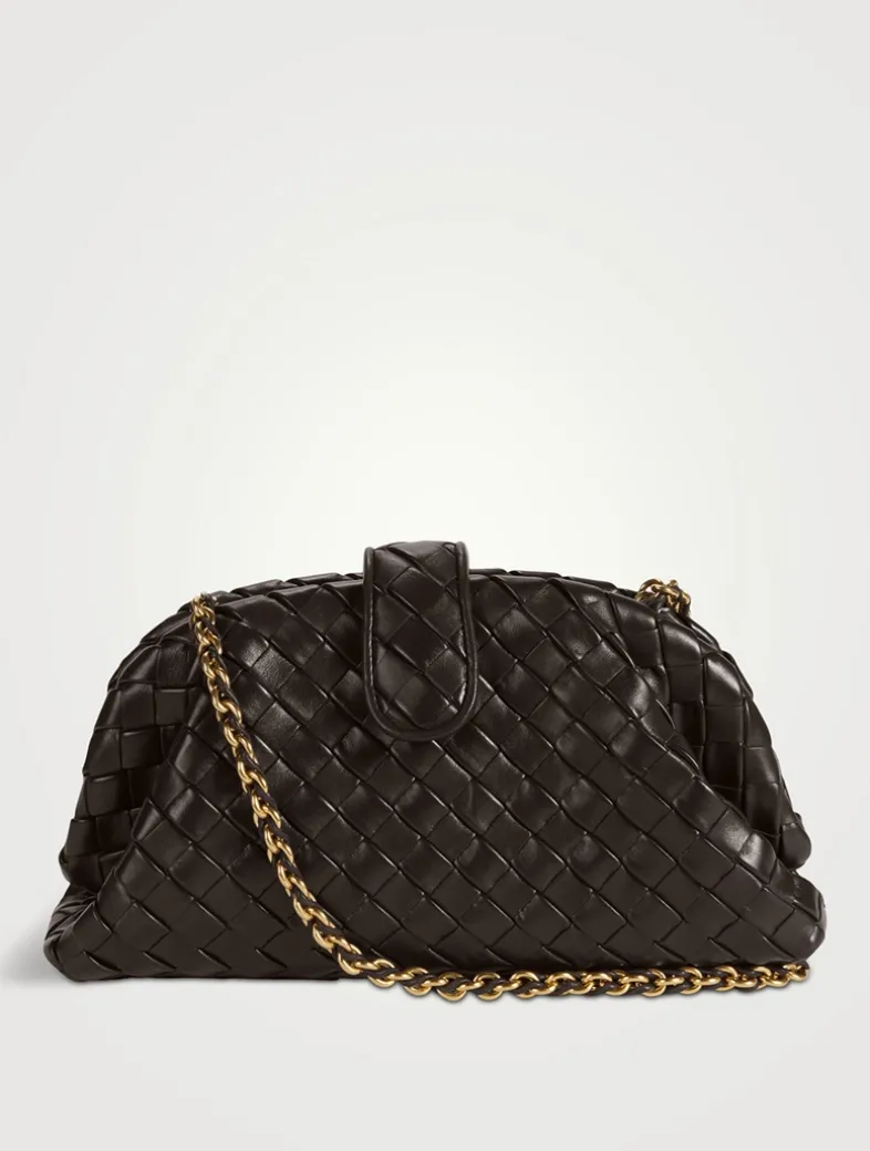 Lauren 1980 Intrecciato Leather Clutch