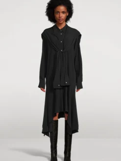 Layered Shirt Dress