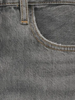 Le Jane Ankle Raw Fray Wide-Leg Jeans