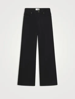 Le Slim Palazzo Wide-Leg Jeans
