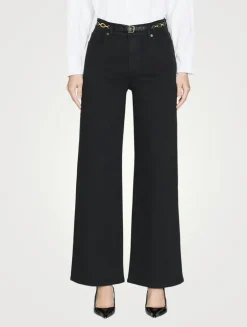 Le Slim Palazzo Wide-Leg Jeans