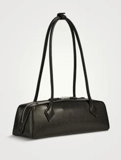 Le Teckel Leather Shoulder Bag