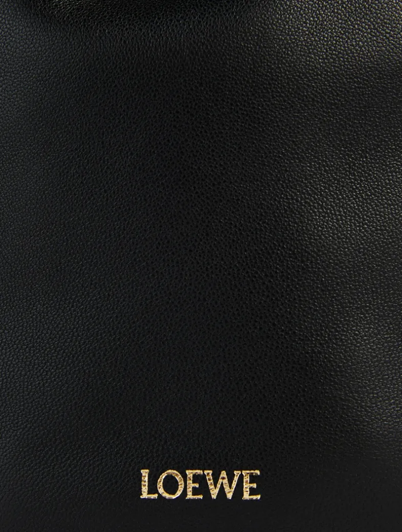 Loewe x Paula's Ibiza Flamenco Leather Bucket Bag With Donut Chain
